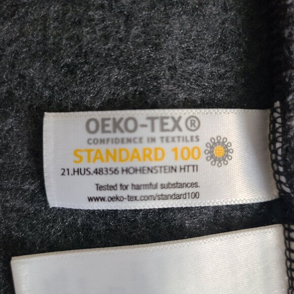 Lands End Women's Gray Textured Blazer Jacket XL/P 18 Polyester Soft Comfy - Picture 5 of 11